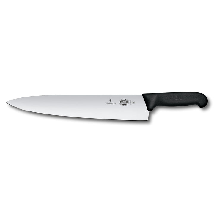 Victorinox Fibrox Kochmesser, Breites Universalmesser für Fleisch, Fisch, Gemüse und Kräuter, 31 cm,