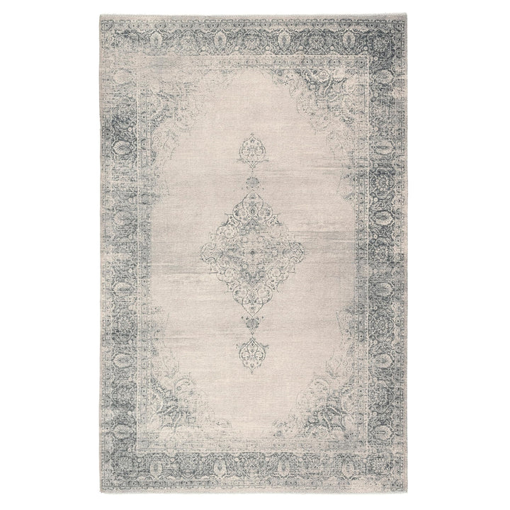 TESSO LIVING Kelim Vintage Teppich Laufer Creme 80 X 145 cm, Waschbar Boho Teppich Super Soft, Moder