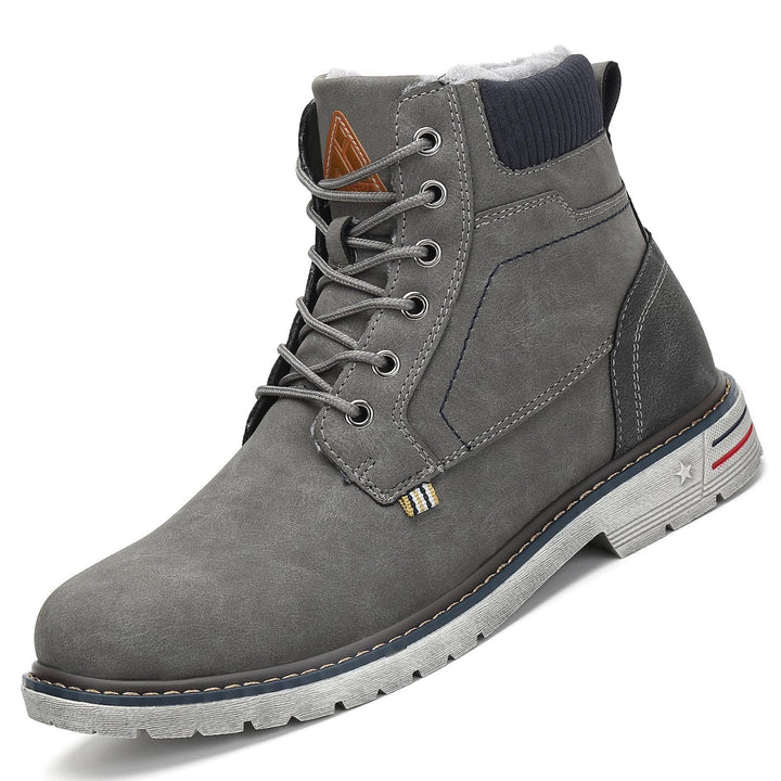Mishansha Warme Gefüttert Winterschuhe Herren Damen Wasserabweisend Winterstiefel Wanderschuhe Gr.36