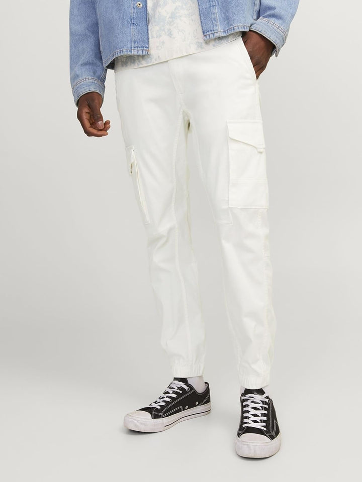 JACK & JONES Herren Jpstpaul Jjflake Cargo Noos Cargohose 27W / 32L Cloud Dancer, 27W / 32L Cloud Da