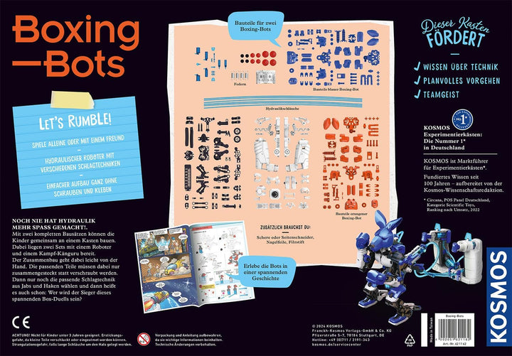 KOSMOS 621162 Boxing Bots - Das Roboter-Duell, Spielzeug Roboter für Kinder ab 10 Jahre, mit Joystic