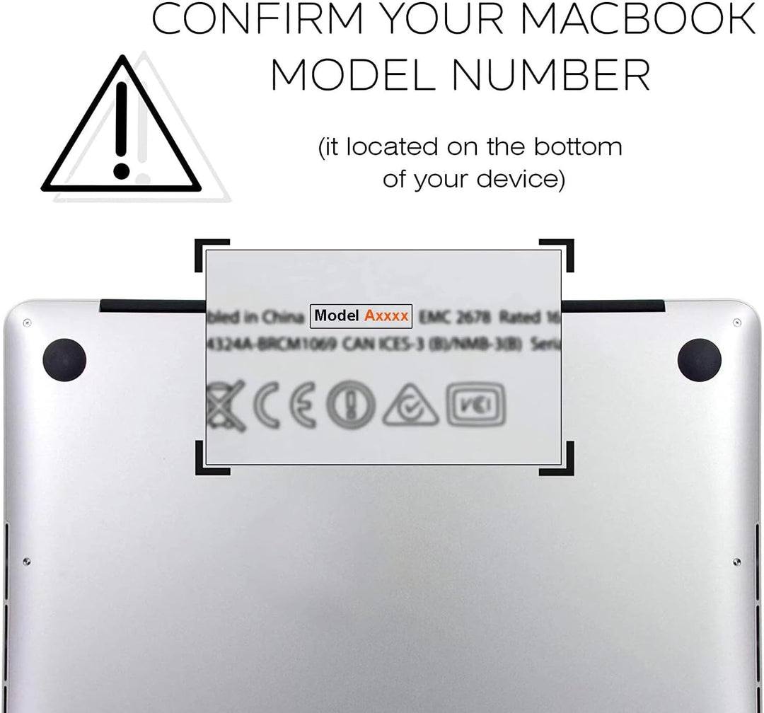 MOKASE Hülle Kompatibel mit MacBook Air 13 Zoll 2021 2020 A2337 M1 A2179 A1932 Touch ID, Plastik Har