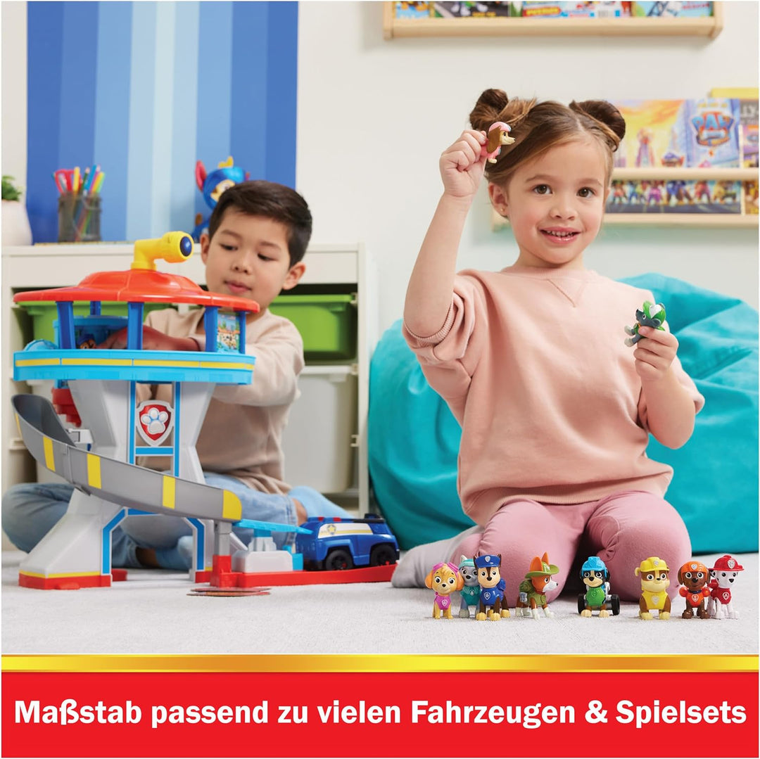 Paw Patrol, 10. Jubiläum, Action Pack Pups Figuren Geschenkset mit 10 Hundefiguren zum Sammeln, Spie