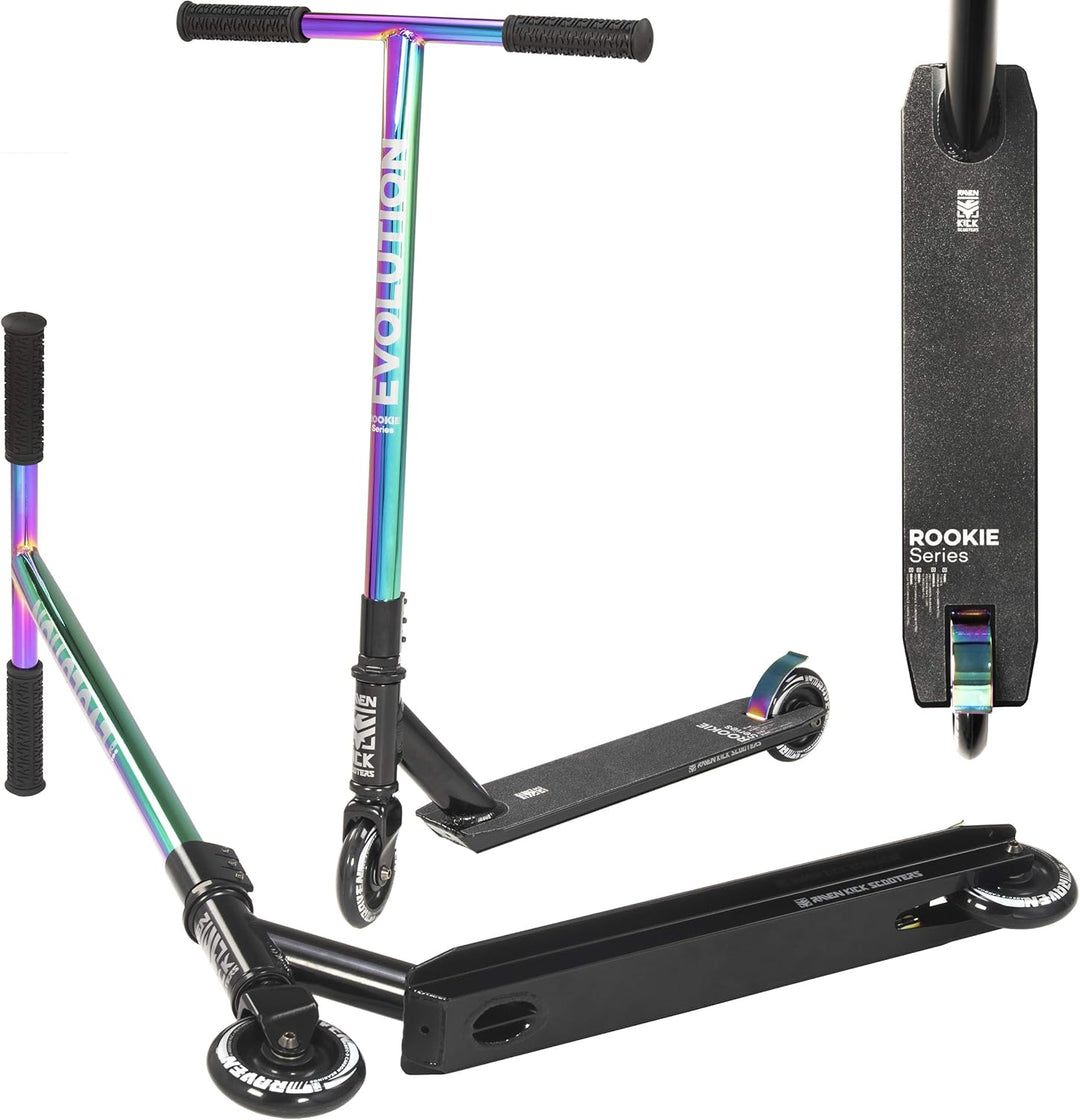 Stunt/Freestyle Scooter, Roller, Tretroller, Cityroller Raven Evolution Rookie Series 100mm Neochrom