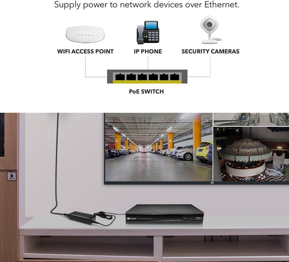 KFD Ladegerät Netzteil 48V für Hoioto ADS-110DL-52-1 480072G ADS-110DL-52-1480072G Dahua NVR PoE Tex