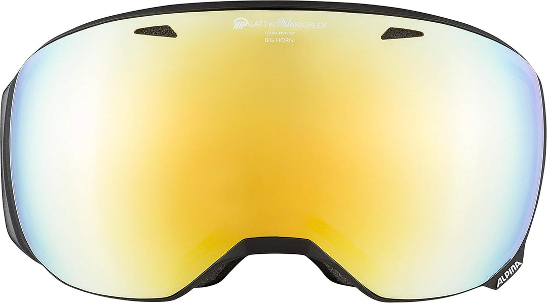 Alpina Unisex Skibrille Skibrille (1er Pack) Einheitsgrösse black matt, Einheitsgrösse black matt