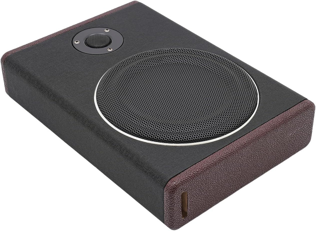 Aktivsubwoofer, 600W Subwoofer Aktiv Powered Untersit, Flacher Lautsprecher mit Verstärker, Car HiFi