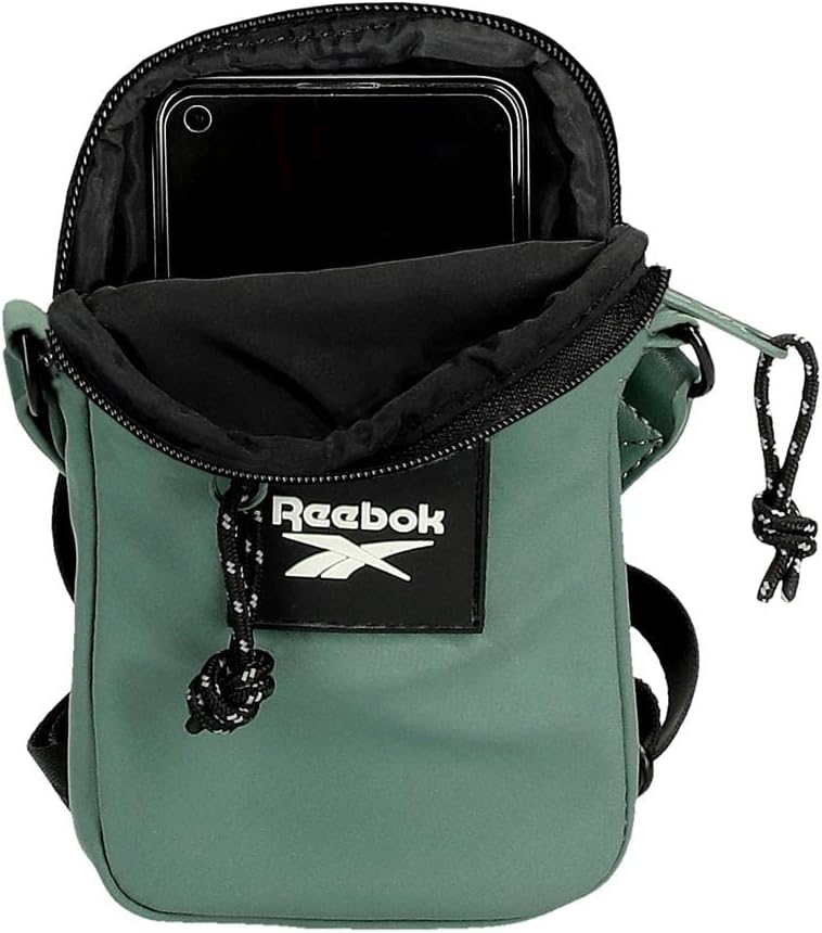 Reebok Damen Elsie Gepäck- Kuriertasche Bandolera Pequeña Grün, Bandolera Pequeña Grün