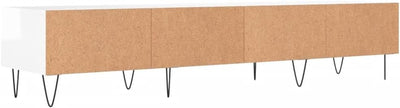 Tidyard TV-Schrank TV-Ständer TV-Möbel Mit 3 Schubladen Medienschrank 150 x 36 x 30 cm (B x T x H) F