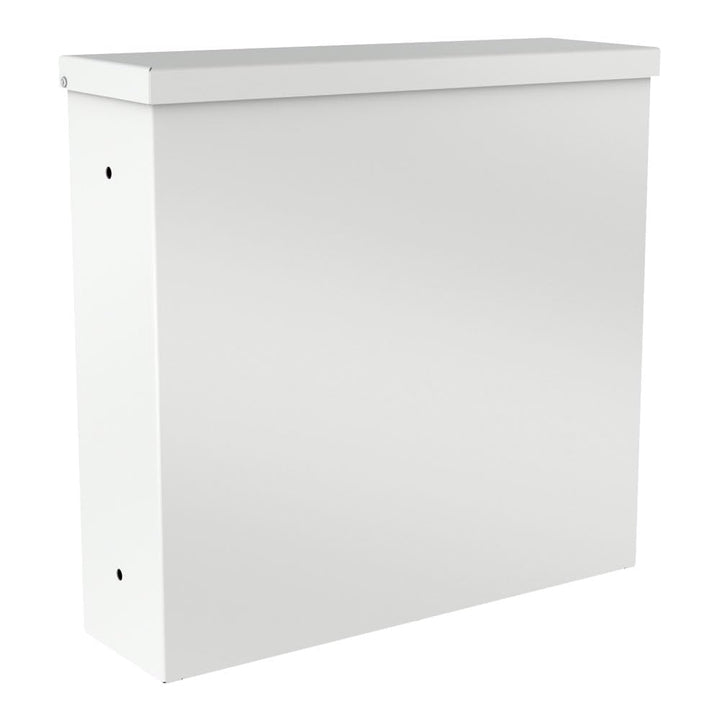 KNOBLOCH Zaunbriefkasten Beverly, 10 Liter, Mailbox (Weiss), Weiss