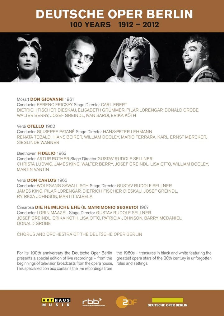 100 Jahre Deutsche Oper Berlin, DVD