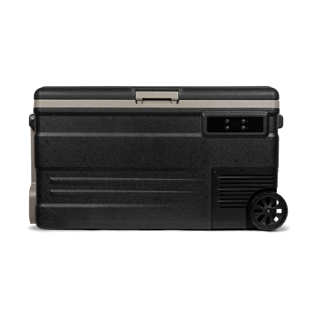 Steamy-E Single Zone 75 Roller, Elektrische Kompressor Kühlbox mit Rollen, 74 Liter, 12V/ 230V, zum