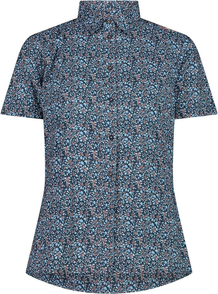 CMP Damen Bluse Outdoorbluse Hemd 40 07yn Blue-c.blue-sunrise, 40 07yn Blue-c.blue-sunrise