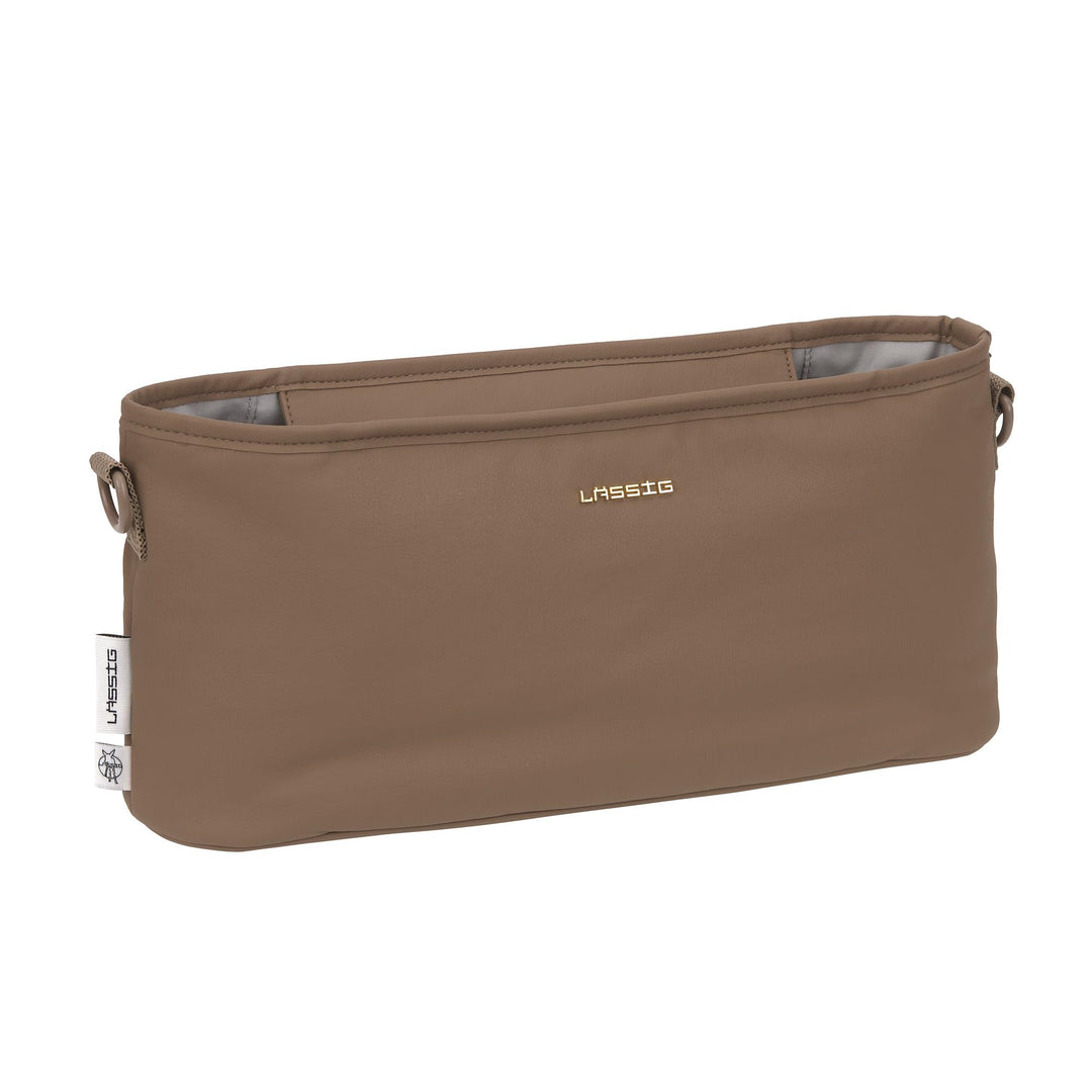 LÄSSIG Kinderwagen Buggy Organizer mit Befestigung Hazelnut, Hazelnut