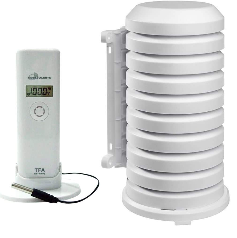 TFA Dostmann 30.3302.02 WeatherHub T/F Sender mit Profi Kabelfühler wasserfest (Sender 30.3302.02 +