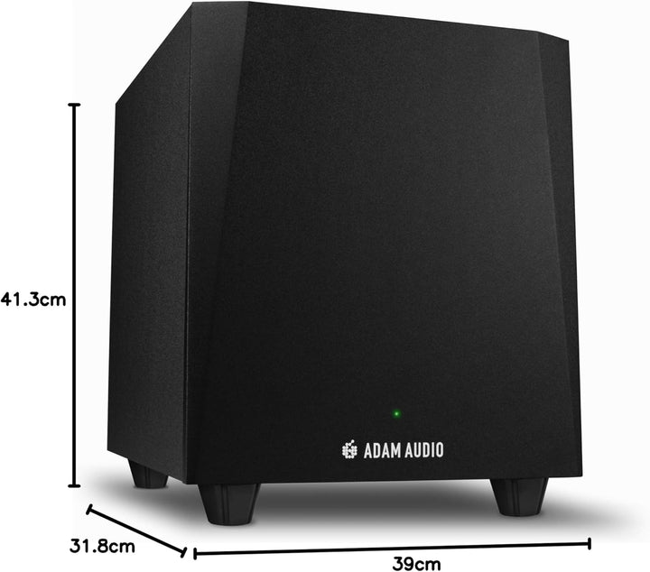 ADAM Audio T10S Subwoofer für Aufnahmen, Mischungen und Mastering in Studioqualität, T10S