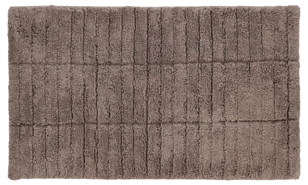 Zone Denmark Tiles Badematte, Badteppich rutschfest, Duschvorleger fürs Badezimmer aus 100% Baumwoll