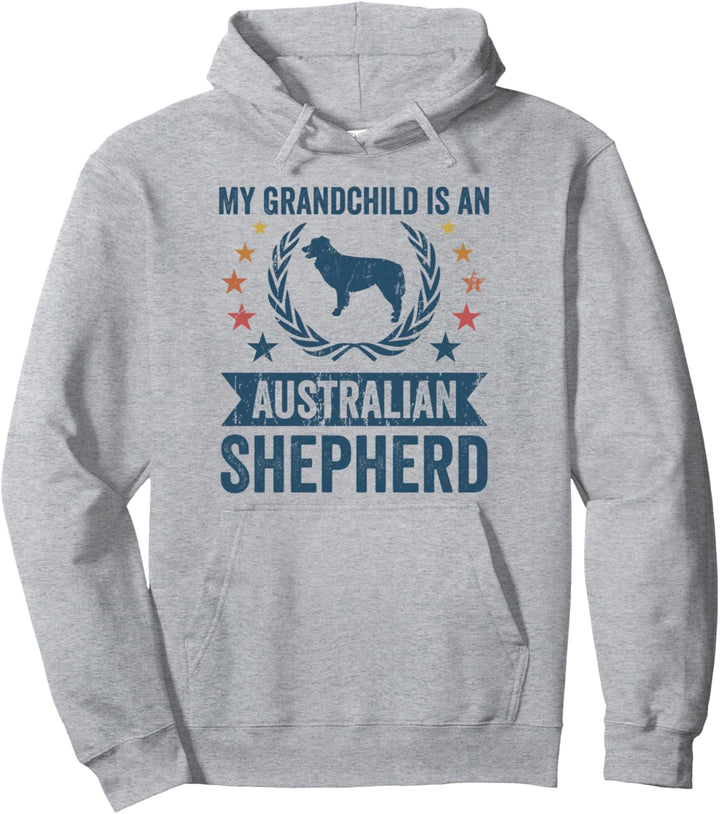 Mein Enkelkind ist ein Hund - Grandpa Australian Shepherd Pullover Hoodie