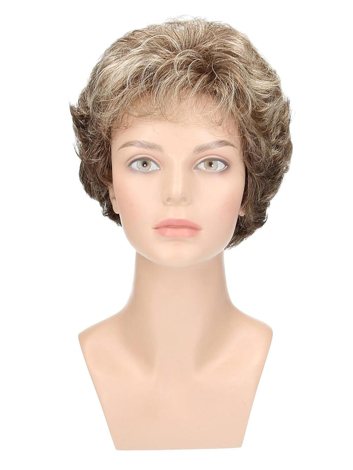 Perücke "Bärbel" Dunkelaschblond/Lichtblond gesträhnt, Dunkelaschblond/Lichtblond gesträhnt