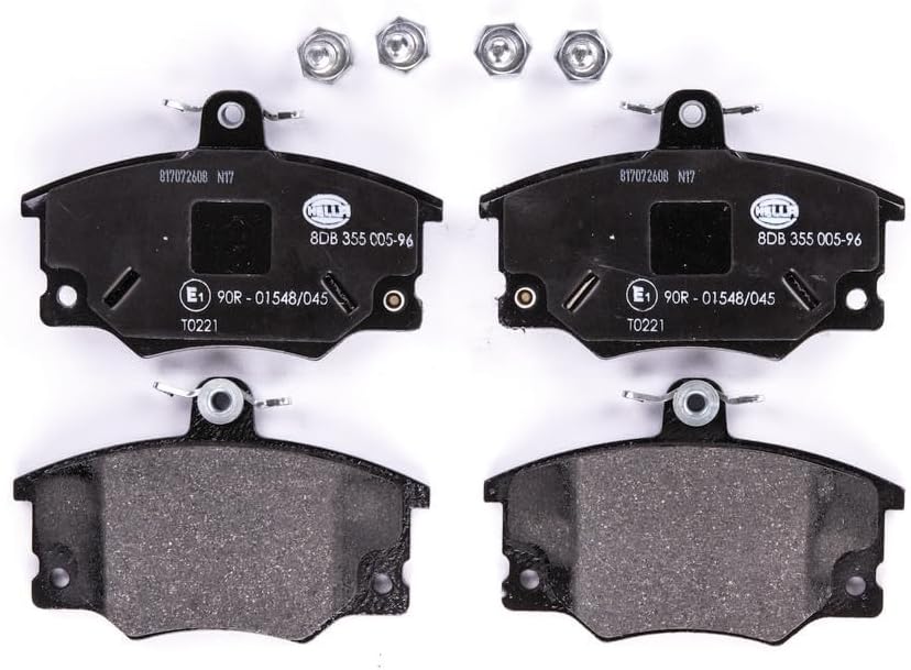 HELLA PAGID 8DB 355 005-961 Bremsbelagsatz - T0221 - Dicke/Stärke: 17.1mm - Bremssystem: Lucas - mit