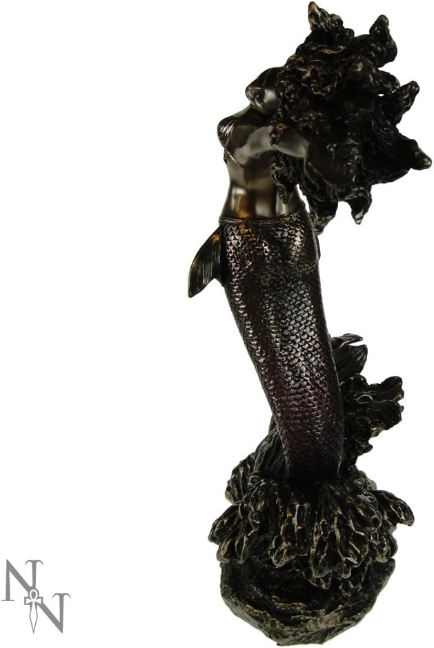 Nemesis Now Figur Yemaya Göttin des Wassers, Kunstharz, 27 cm, bronzefarben