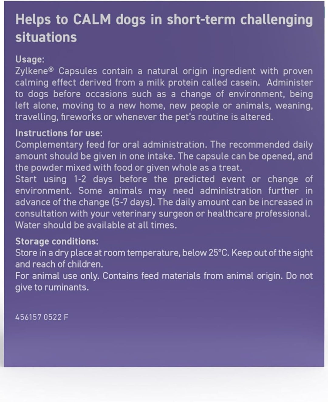 Zylkene 450mg 20 Capsules