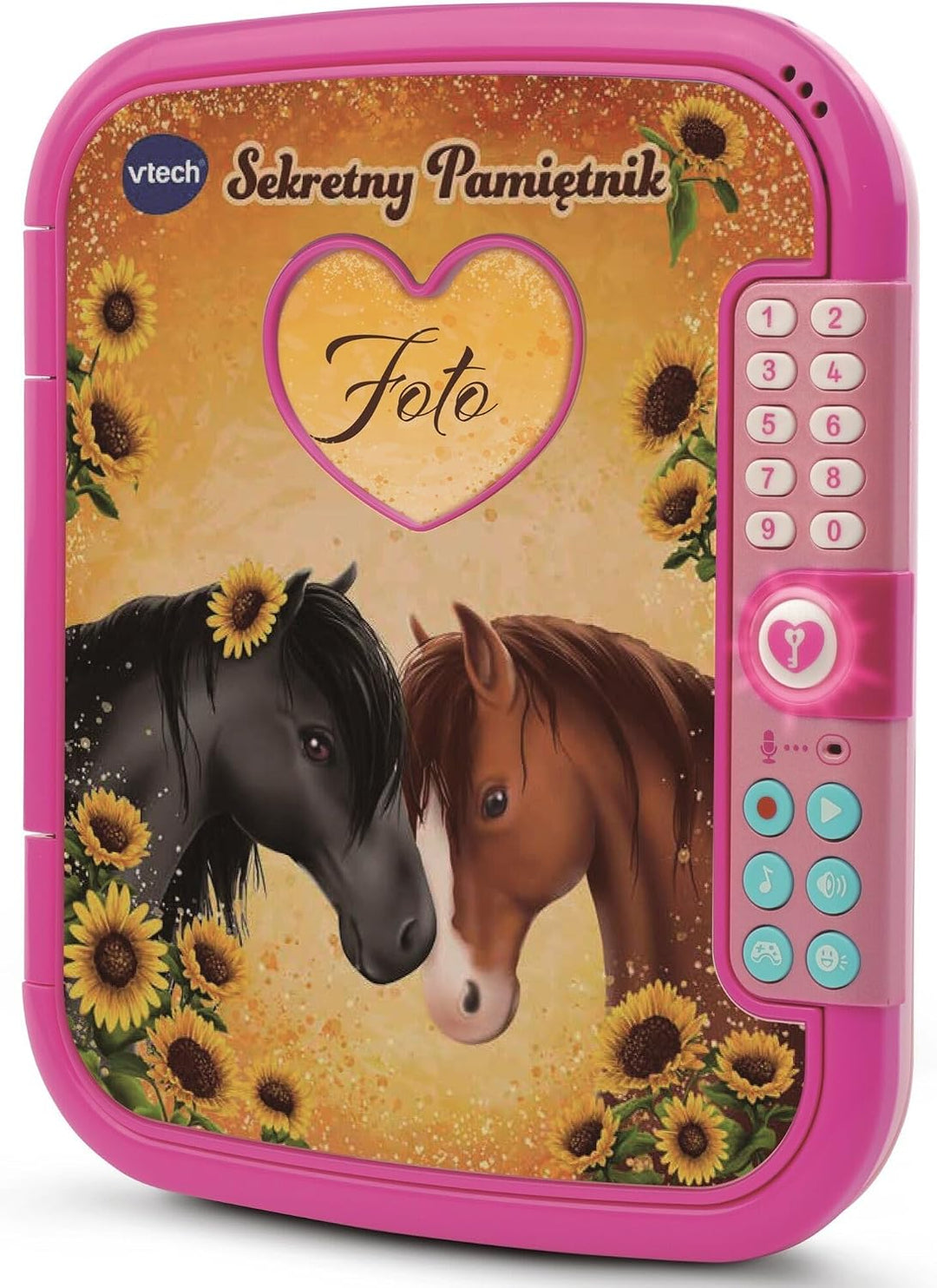 Vtech Trefl, Geheimnis Tagebuch - Interaktiver Geheimniswächer, Zugriff auf Spruch, Sprachaufnahme,