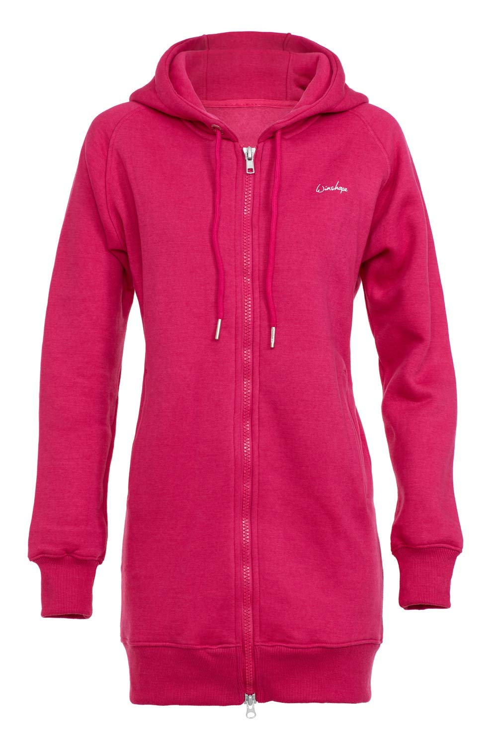WINSHAPE Damen Kapuzenpullover XS Deep-pink, XS Deep-pink