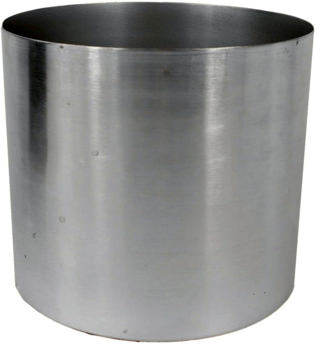 Leaf Moderner Übertopf aus Metall 18 cm Silber, 18 cm Silber