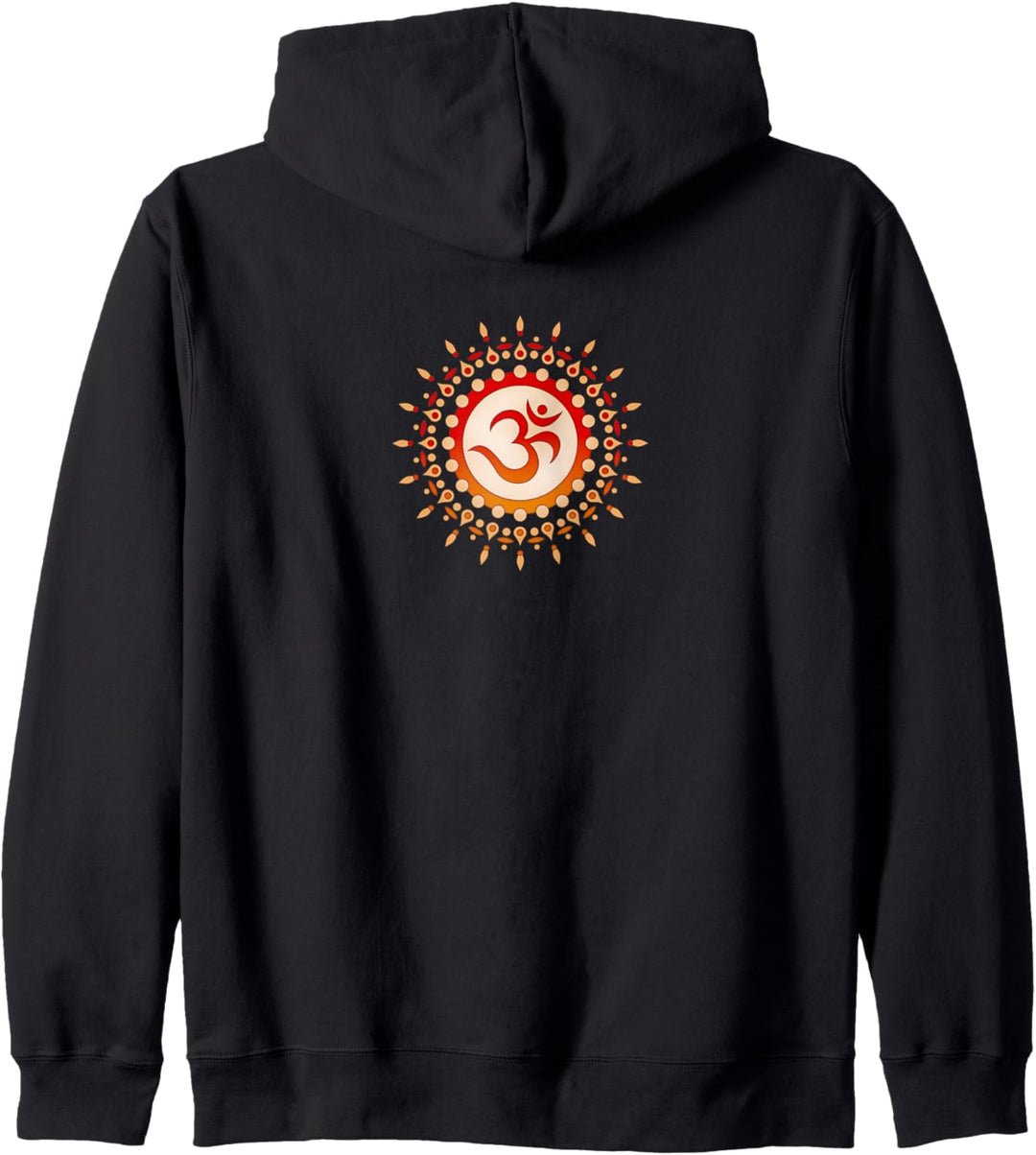 Om Mantra Sonne Yoga Symbol Mandala Kapuzenjacke