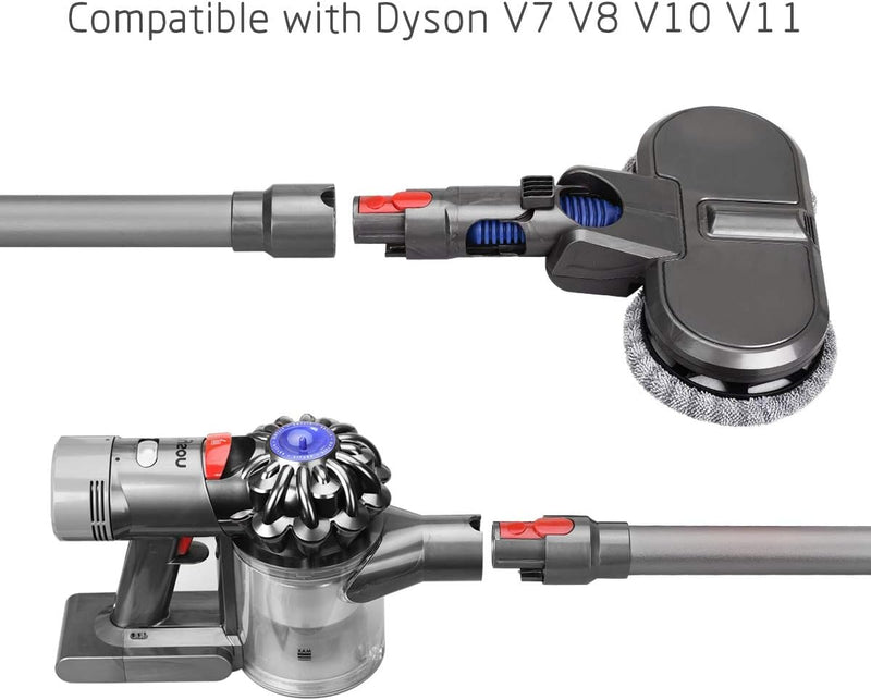 MOPEI Verlängerungsrohr für Dyson V7 V8 V10 V11 V15 Stabstaubsauger, 73 cm (Silber)