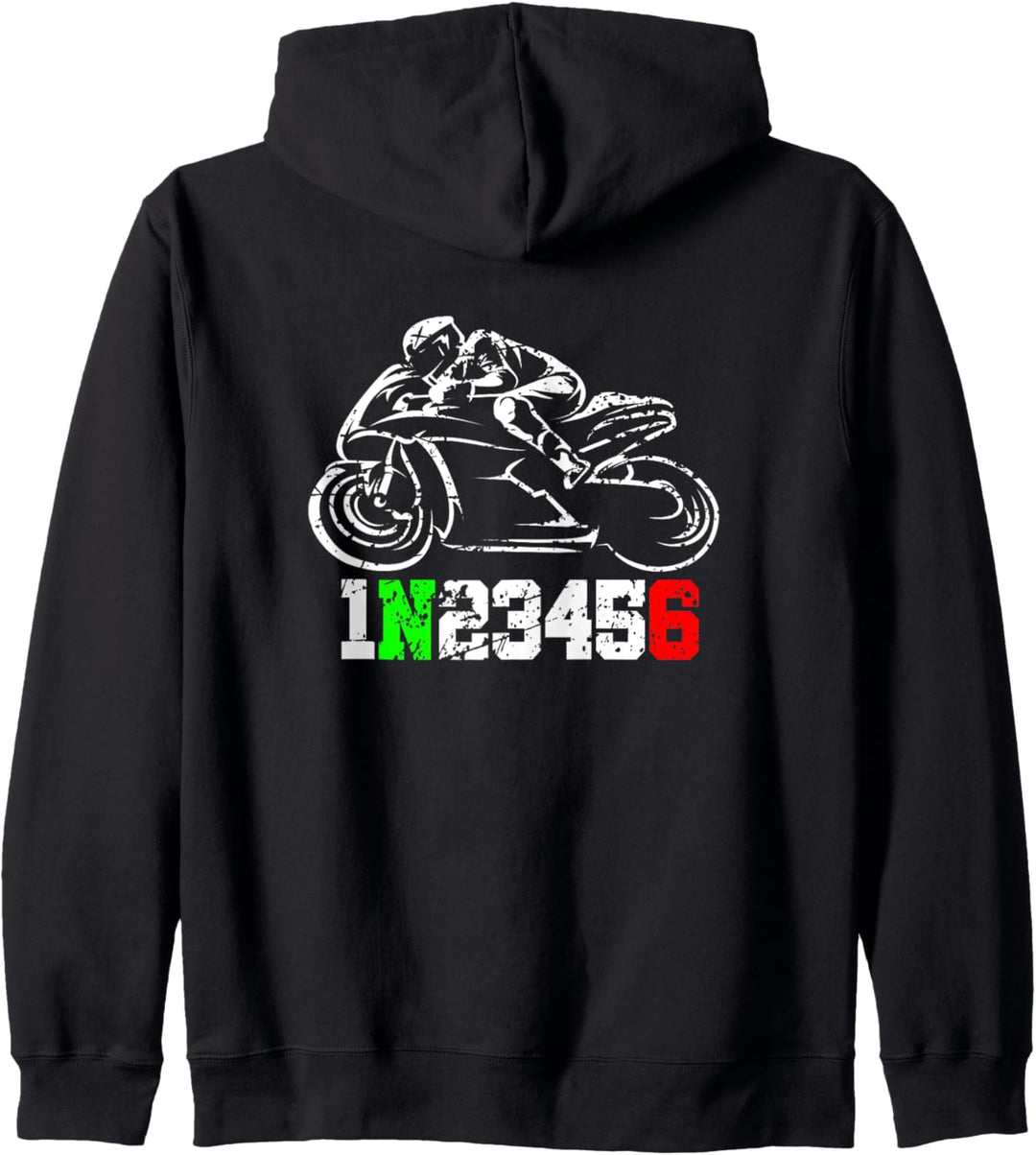 Motorradfahrer 1N23456 Supersportler Motorrad Kapuzenjacke