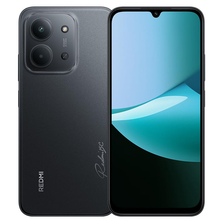 XIAOMI Redmi 15C 4G Smartphone, Schwarz, 4 GB + 128 GB, massiver Akku mit 6000 mAh (Typ), 6,9 Zoll D