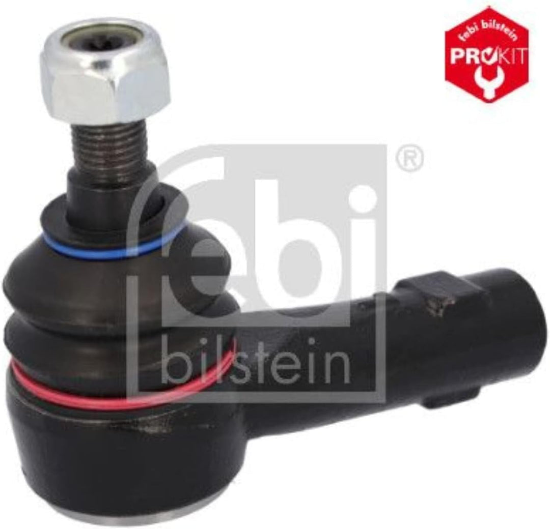 febi bilstein 37205 Spurstange mit Endstück, Mutter und Sicherungsmutter , 1 Stück Vorderachse links