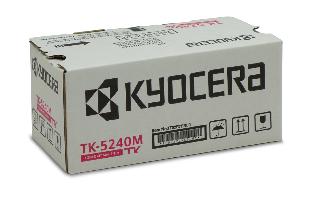 Kyocera TK-5240M Toner Magenta, Original Tonerkartusche 1T02R7BNL0. Kompatibel für ECOSYS M5526cdn,