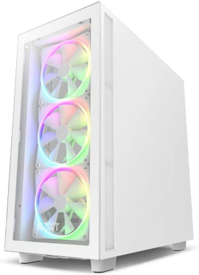 NZXT F120-RGB-Lüfter — RF-R12TF-W1 — Erweiterte Anpassung der RGB-Beleuchtung — Flüsterleise Kühlung