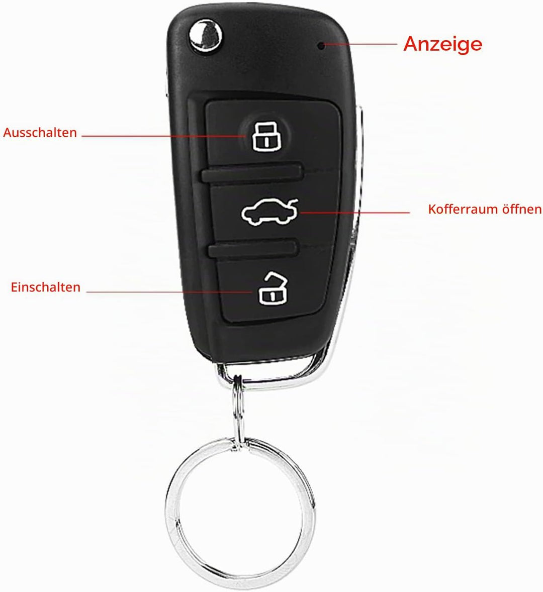 Keyless Entry System Kofferraum Freigabe Auto Türschloss Zentralverriegelung Fernbedienung Satz