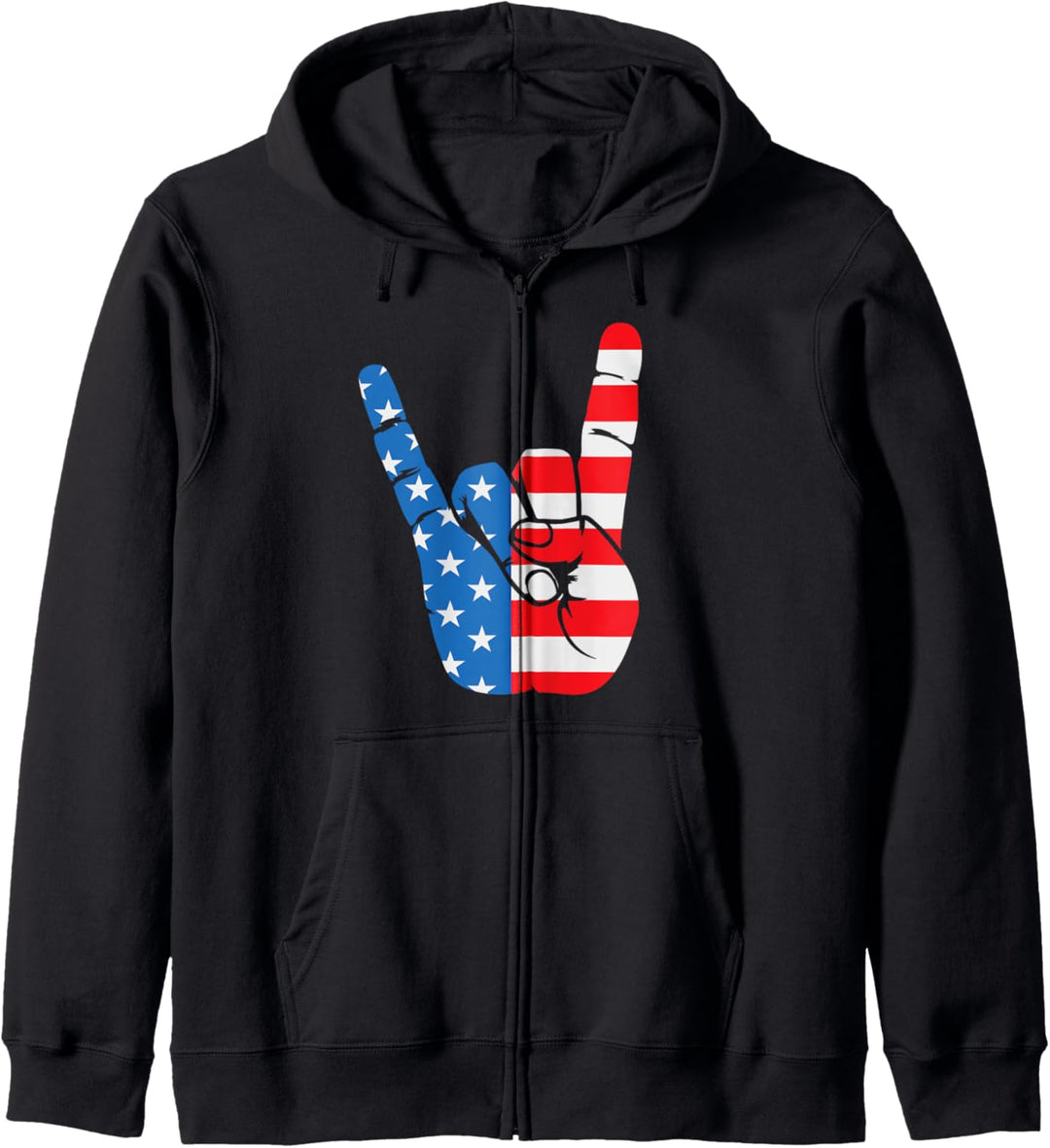 4. JULI Hemd. FRIEDENSZEICHEN Amerikanische Freiheit USA Kapuzenjacke