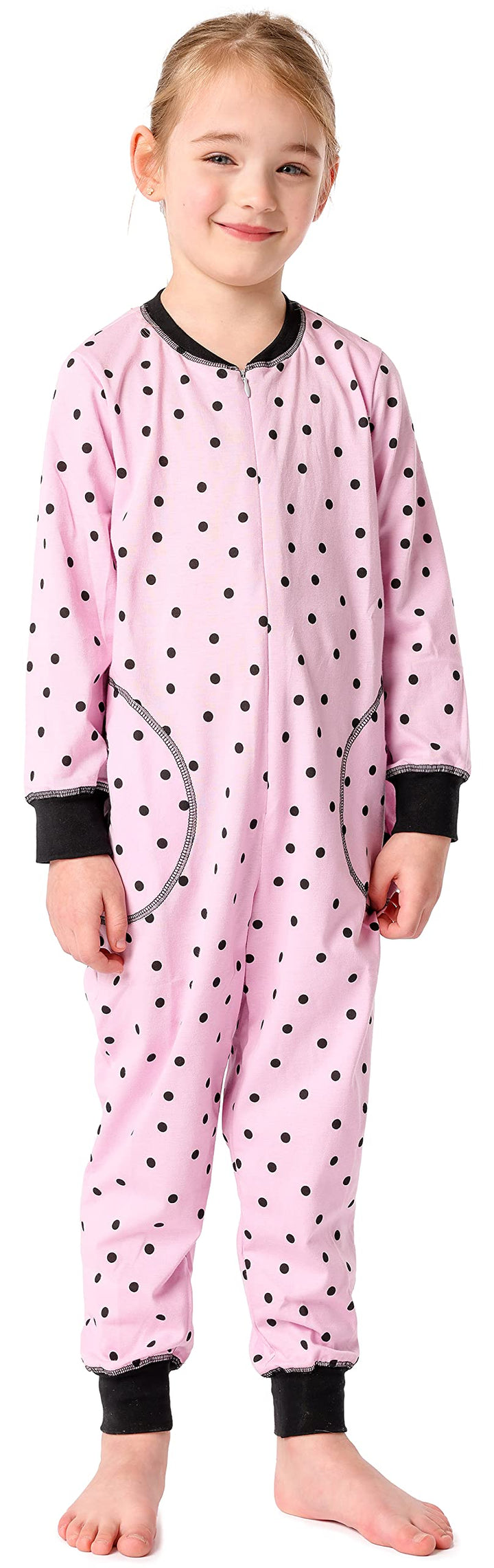 Merry Style Mädchen Schlafoverall Jumpsuit Mädchen Bequeme und warme Schlafanzug Kinder MS10-186 110