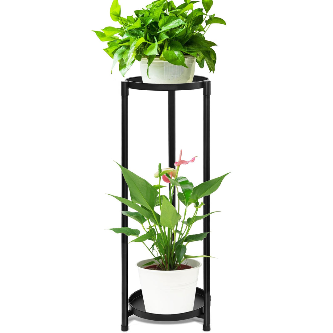VeyFolzin.st Pflanzenständer Metall Blumentopfständer, Blumentopf Ständer Blumentopfhalter, Drinnen