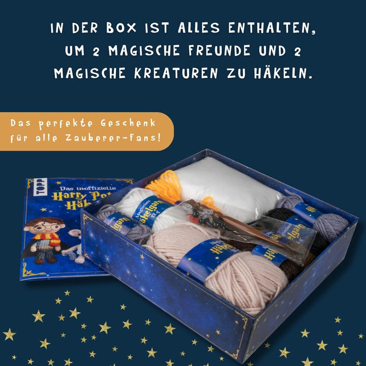 Die inoffizielle Harry Potter Häkelbox. Mit Anleitungsbuch und Material: Komplettes Häkelset mit Zau