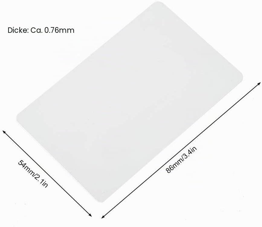 100 x RFID Karte Keycard/Schlüsselkarte 125KHz, EM4100 Smart Access Card, Classic RFID Proximity Sch