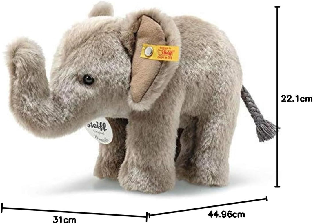 Steiff Trampili Elefant - 45 cm - Kuscheltier für Kinder - Plüschelefant - weich & waschbar - grau -
