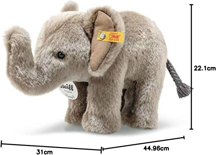 Steiff Trampili Elefant - 45 cm - Kuscheltier für Kinder - Plüschelefant - weich & waschbar - grau -