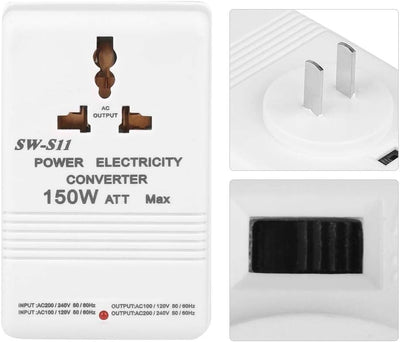 SW-S11 150W Aufwärts und Abwärtsspannungswandler Doppeltransformator 220V bis 110V / 110V bis 220V C