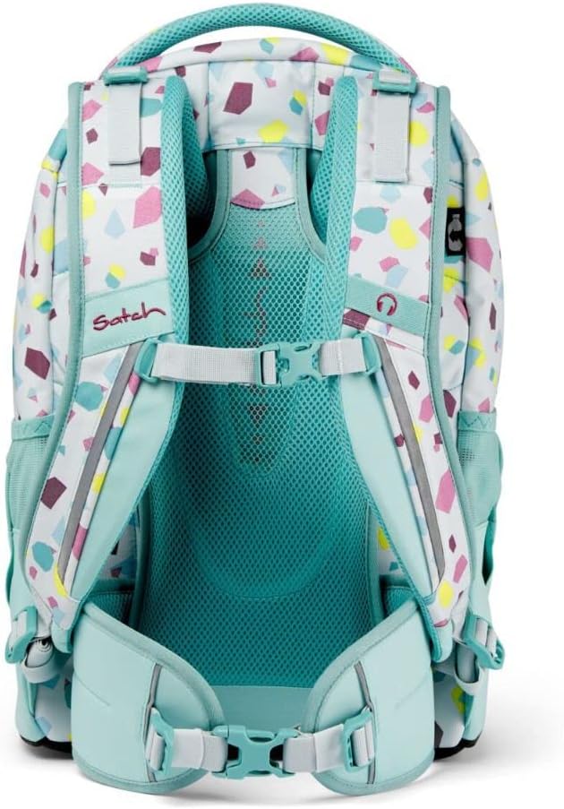 satch Pack Schulrucksack Set 3tlg. mit Sporttasche und Schlamperbox Dreamy Mosaic, Dreamy Mosaic