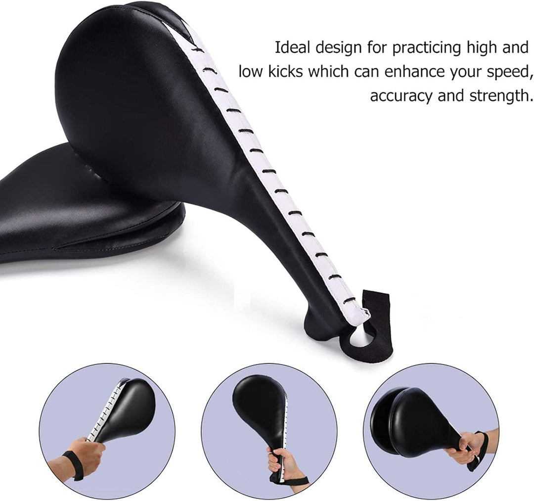2er-Pack Taekwondo-Trainingspolster, PU- und Schwamm-Taekwondo-Kickpolster-Matte 19 cm x 34,5 cm Kic