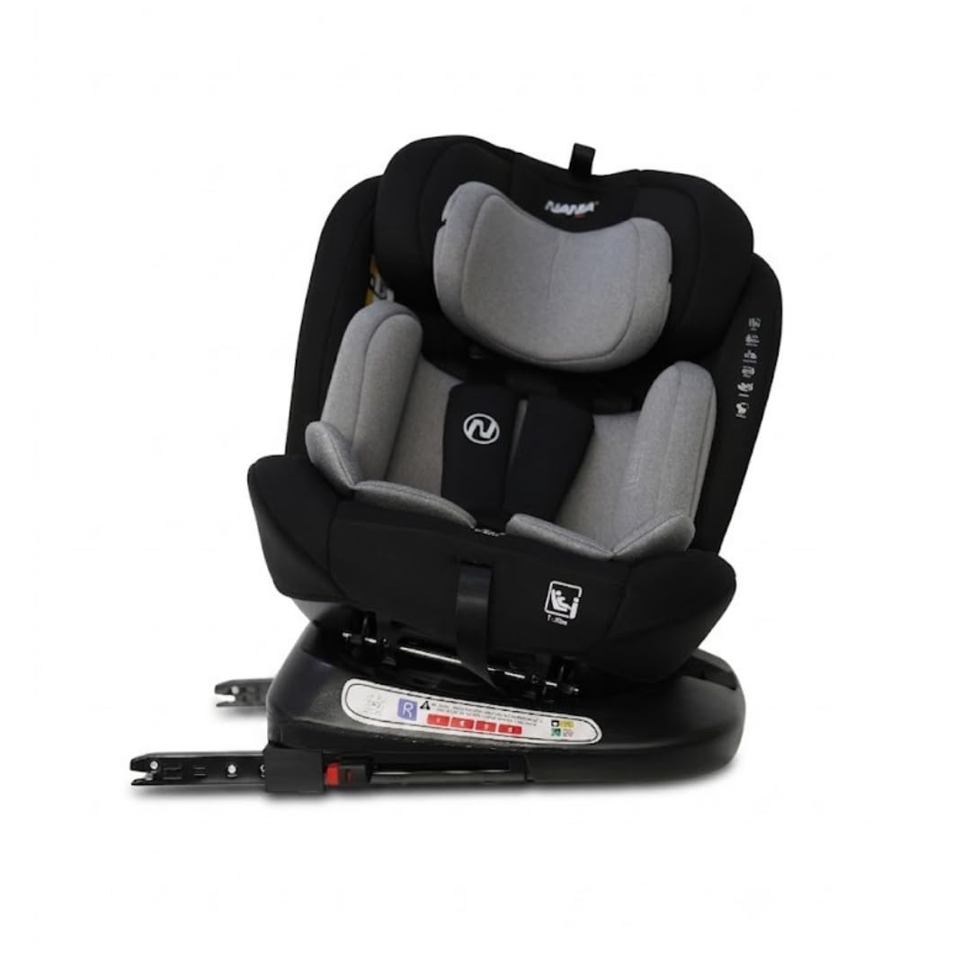 Nania - Kinderautositz Phoenix 360° drehbar - I-Size 40-150 cm - wächst mit von Geburt an bis ca. 12