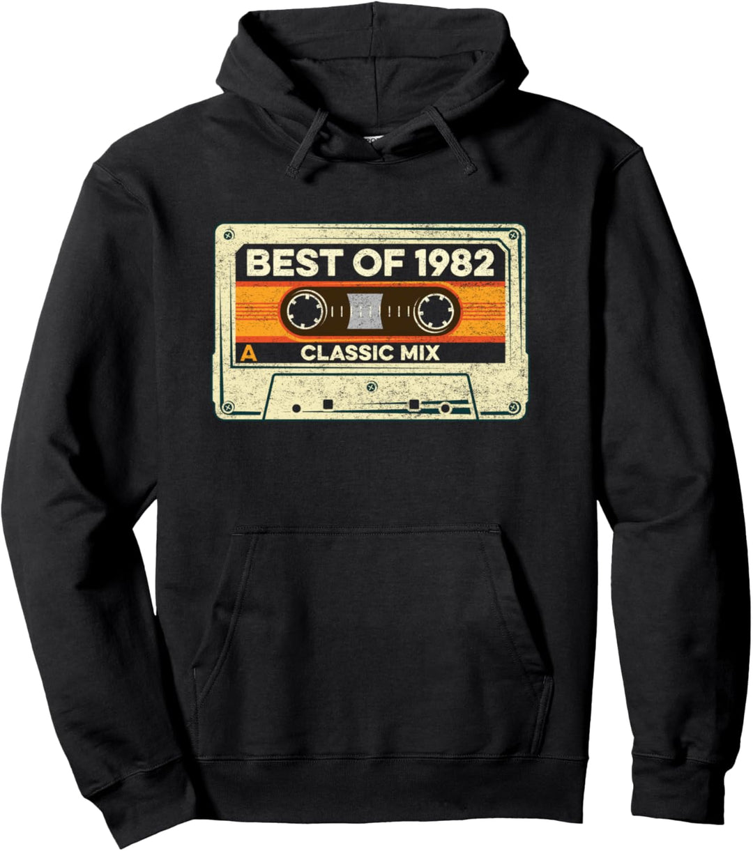 Best of 1982 Tape Cassette Oldschool Mixtape Geburtstag Pullover Hoodie