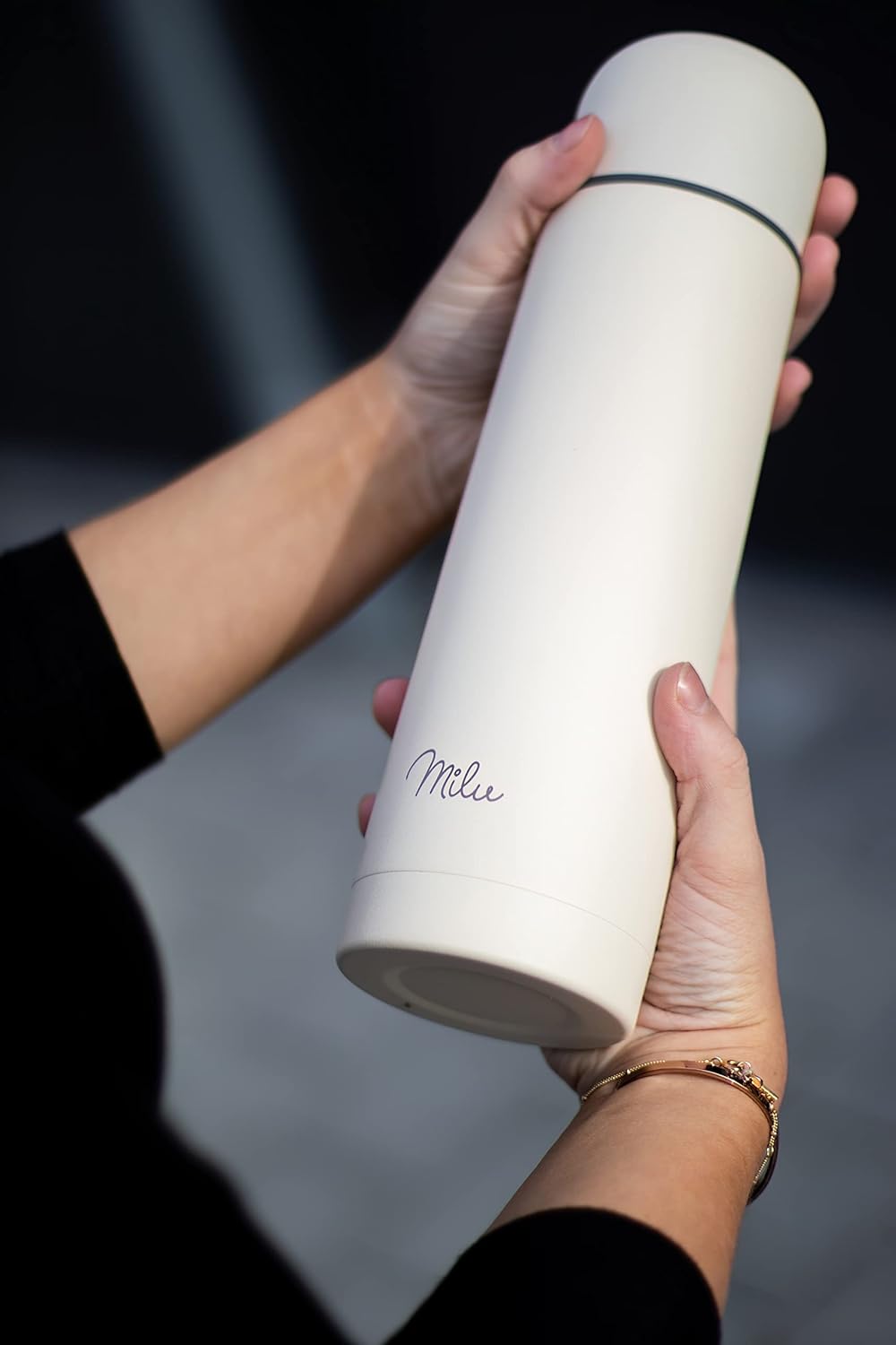 Milu Thermosflasche Thermoskanne Isolierflasche 1L - Isolierte Edelstahl Trinkflasche, 100% Auslaufs
